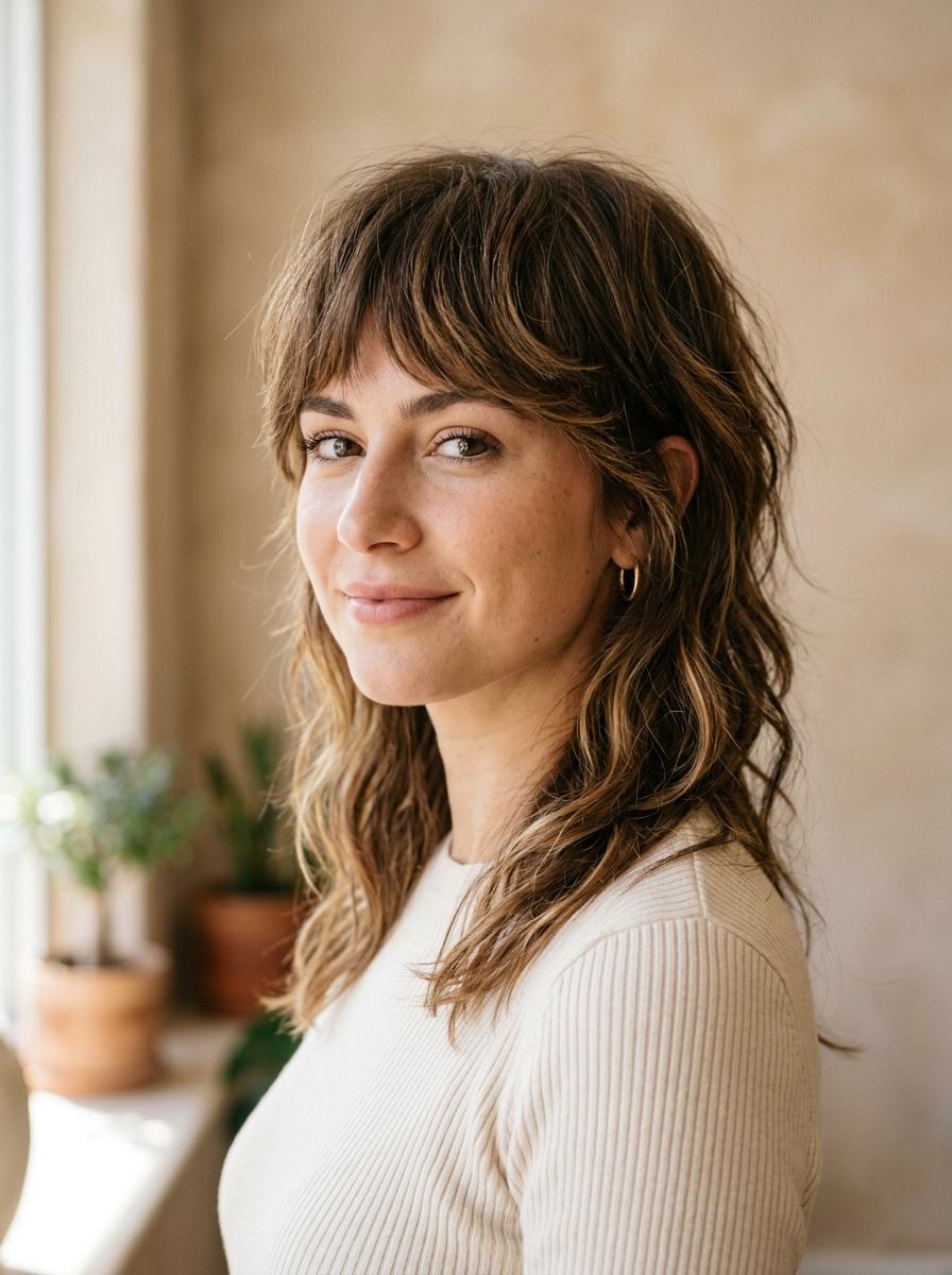 Mittellanger Mullet - Mullet für Frauen